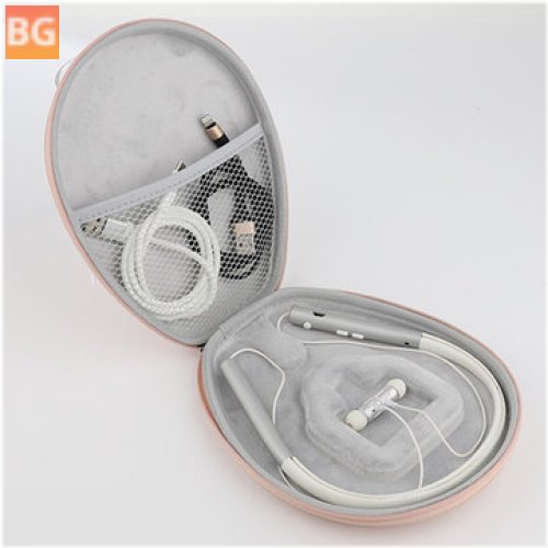 Earphone Storage Case with Protective Waterproof Cover for Sony WI-1000X Samsung Neckband Earphones