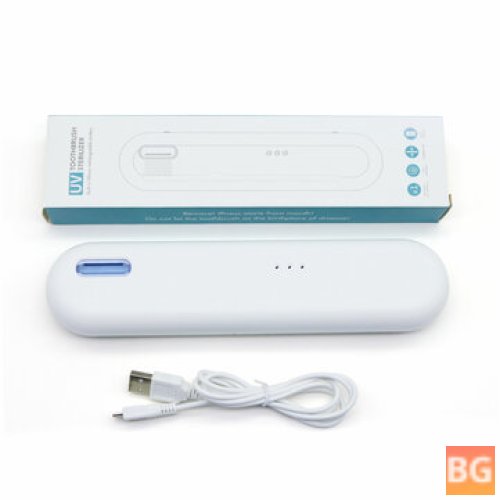 TSA-approved Portable X11 UV Toothbrush Sterilizer Box - Disinfection Box for Toothbrush