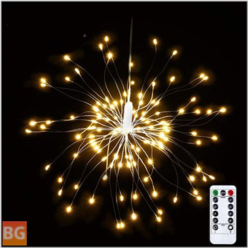 Remote Control Christmas String Light - 8 Modes - 150 LED - USB Powered