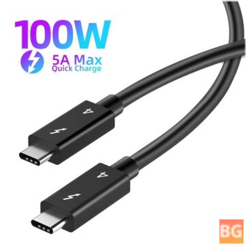 Type-C Thunderbolt to Thunderbolt 4 Cable - 100W