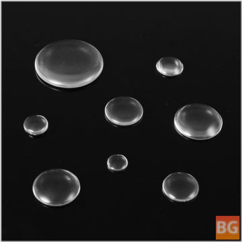 Clear Glass Cabochons (100 Pack)