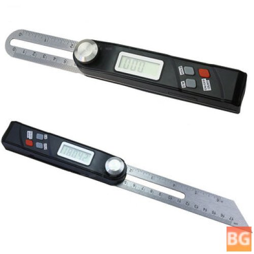 Stainless Steel T-Bevel Gauge with LCD Display for Angle Finder - Digital