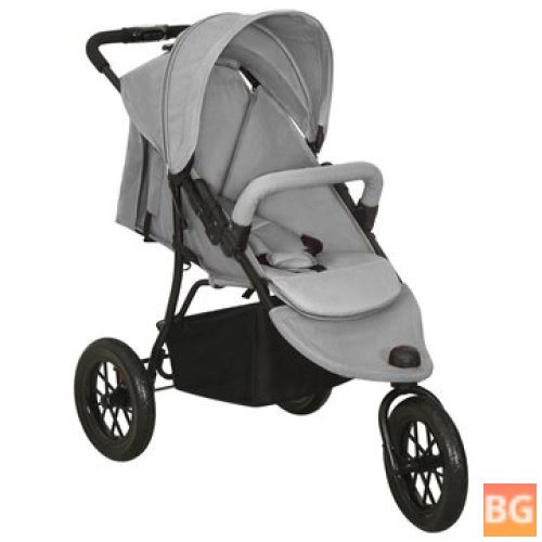 VidaXL 10264 - Portable Children's Stroller with Carriage for Travel