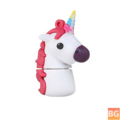 USB Flash Drive - Cute Unicorn Cartoon Horse Model