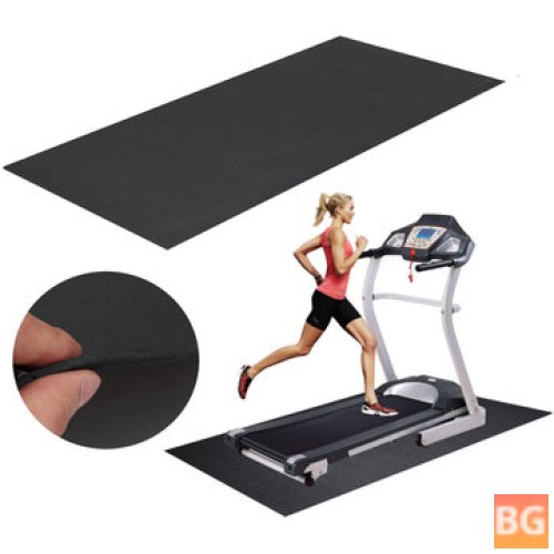 Black Treadmill Mat - Outdoor Sports Fitness Yoga Mats