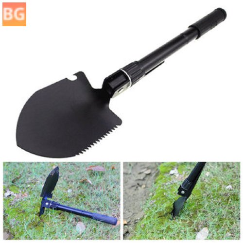 Steel Shovel - Multi-Functional Sapper Tool for Car Cross Country Hiking Camping
