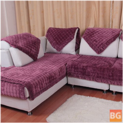 Honana SC-587 European Flannel Sofa Cover - Modern and Casual