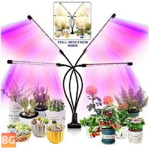 80 LED Grow Light with Timer and Full Spectrum for Plants