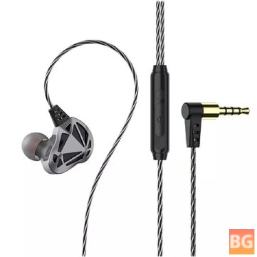 Heavy Bass Volume Control Earphones With Mic - Setro In-Ear Wired Headset