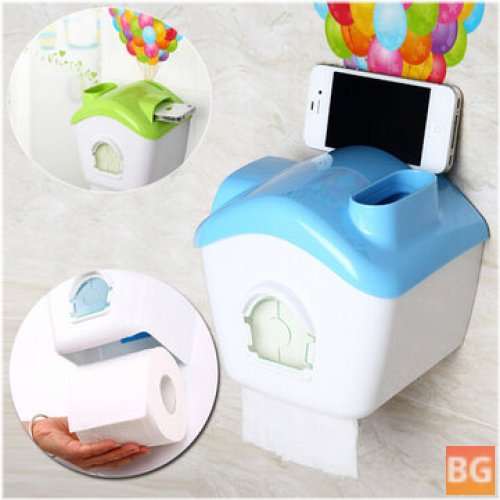 Mobile Phone Holder for toilet paper - creative