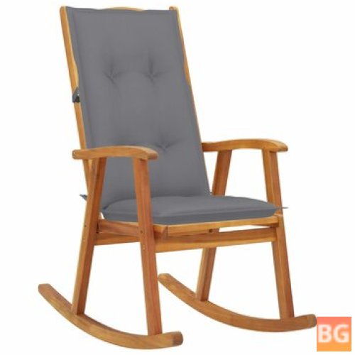 Rocking Chair with Cushions for Comfort