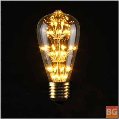 E27 Clear Glass filament bulb - 220-240V