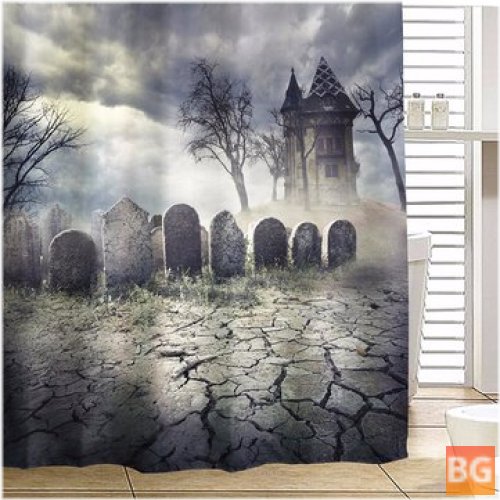 Halloween Shower Curtain - Polyester