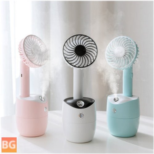3 in 1 Rotating Spray Air Humidifier Fan with USB Charging and 3 Gears