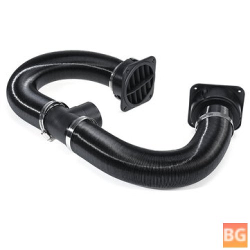 50-100cm Heater Pipe Ducting T Piece - Air Outlet Vent Clamps