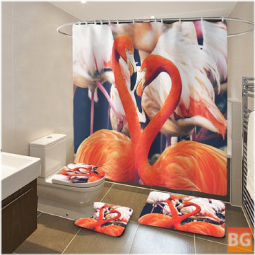 Flamingo Bathroom Set