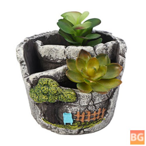 Desktop Flower Pot for Succulent Plants