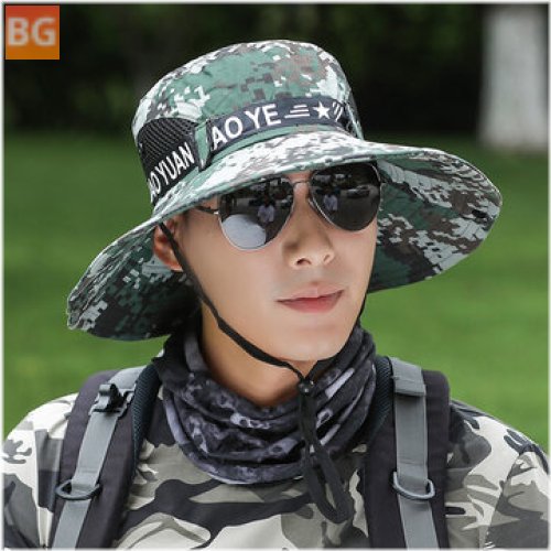 Sunshade Hat for Men - Camouflages Mesh