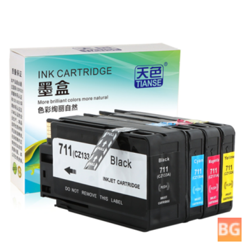 TIANSE HP711 Ink for HP Designjet T120/T520 Printers