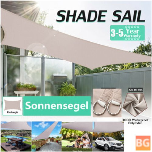 Sun Shade Awning with Cover - 3 Sizes