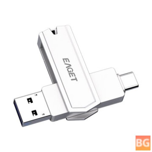 EAGET CF22 Type-C USB3.0 Flash Drive for Computer - 32GB, 64GB, 128GB, OTG
