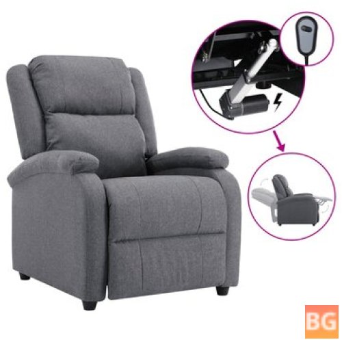 Electric TV Recliner Chair Gray