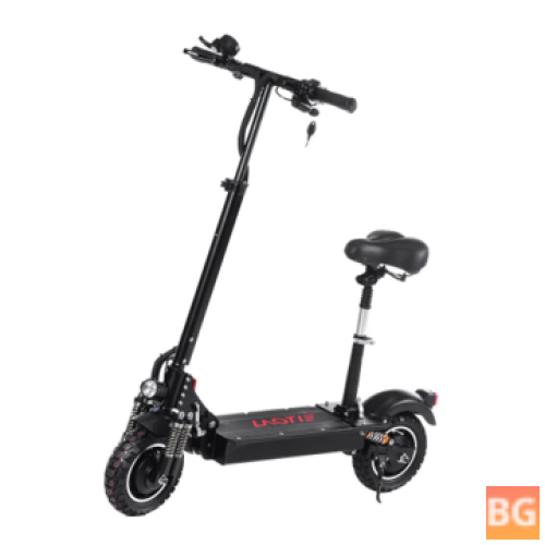 LAOTIE ES10P Scooter with 28.8Ah 21700 Battery, 10 Inches Folding Electric Scooter with Seat, 100km Mileage, Max Load of 120Kg