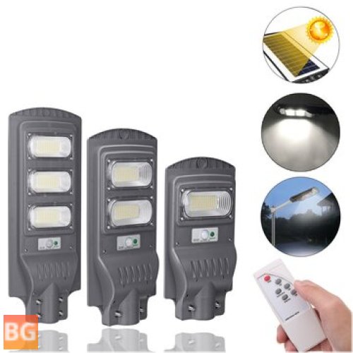 LED Solar Wall Street Light with Motion Sensor and Remote Control