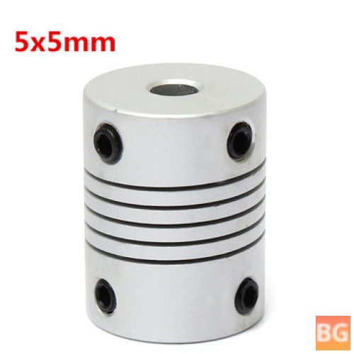 Aluminum Shaft Coupling with OD19mm x L25mm CNC Stepper Motor Connector