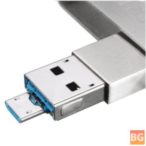 2 in 1 USB2.0 flash drive with key ring - Meco