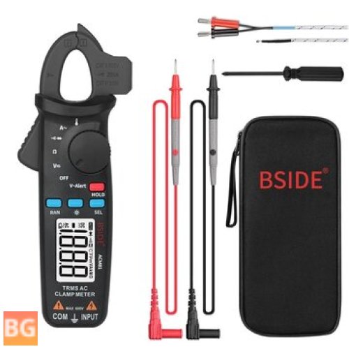 BSIDE ACC-81 Digital Clamp Meter with 1mA Accuracy, 200A Current, and DC AC Multimeter