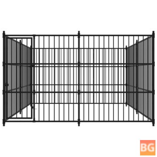 Pet Kennel for Outside 300x300x185 cm