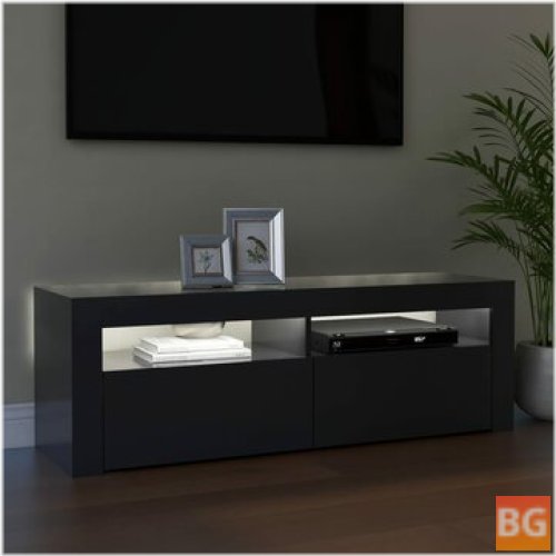 TV Cabinet with LED Lights - Gray 47.2"x13.8"x15.7