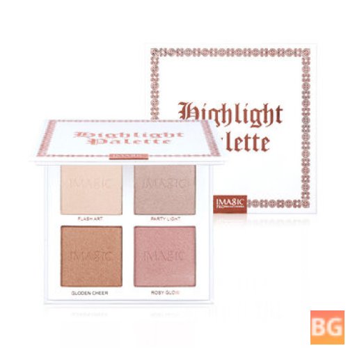 Magic Highlighter Powder - Shimmer Face Contouring Highlight Face Bronzer - 4 Colors