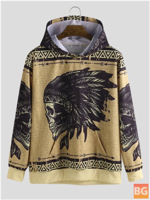 Tribal Printed Sweatshirt for Men