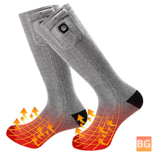 Thermal Hiking Socks with Remote Control Heating