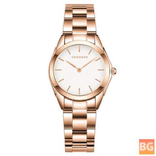 CHRONOS CH34 Women's Watch with Small Dial, Luxury Fashion Elegant Female Quartz Watch