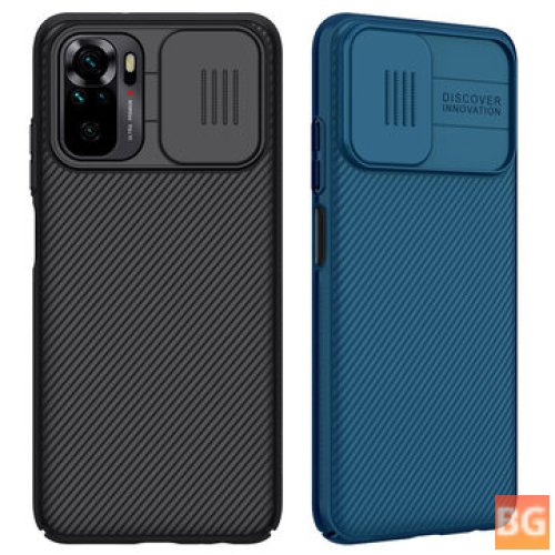 For Xiaomi Redmi Note 10/10S - bumper with lens cover and shockproof protection