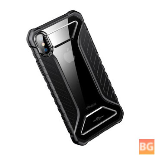 Shockproof Protective Case for iPhone XS Max - Hybrid PC TPU Back Cover