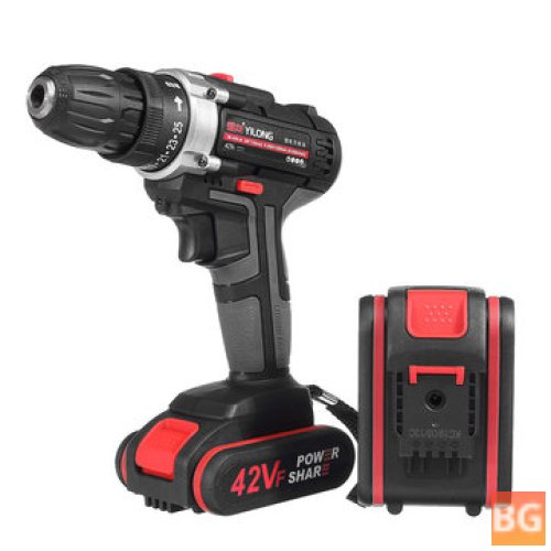 Drill - Household Impact Drill - Electric - Cordless - Li-ion - Drill Driver - With LED Light
