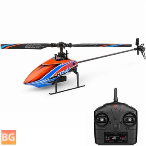6 Axis Gyro Altitude Hold Flybarless RC Helicopter with XK K127 Technology