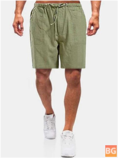 Shorts for Men - Casual Flax Breathable Fit