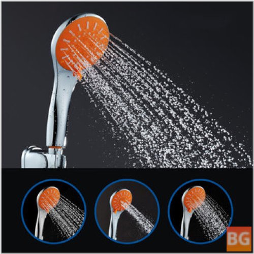 Water Saving Shower Head with Round Shape Adjustment - ABS
