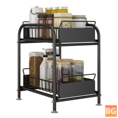 Kitchen Pull-Out Storage Rack