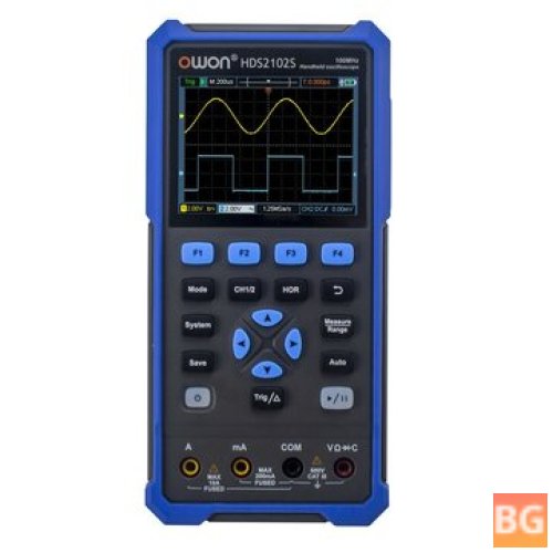 OWON HDS200 2CH Handheld Oscilloscope - 3 in 1 for Auto Maintenance & Power Detection