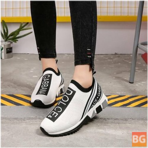 Net Red Elastic Sports Shoes - Women's Shoes - Insoles