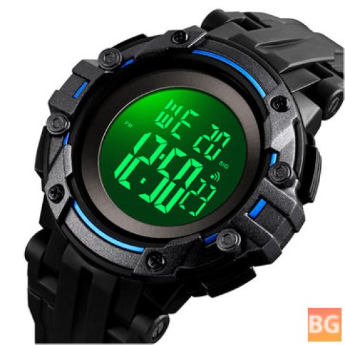 Military-Style 5ATM Chronograph with Luminous Display