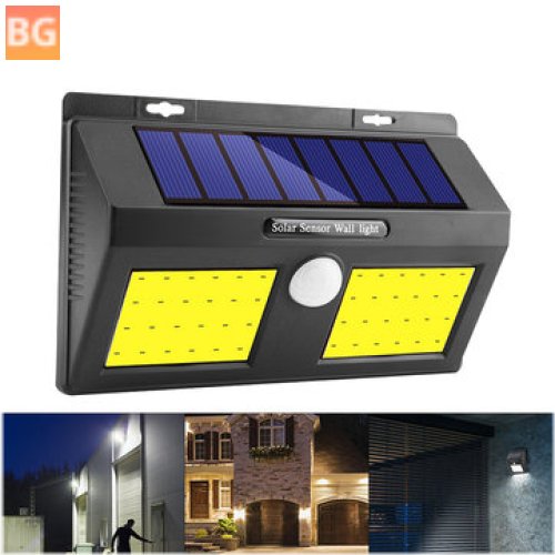 PIR Motion Sensor Solar Power Wall Light - 100 COB