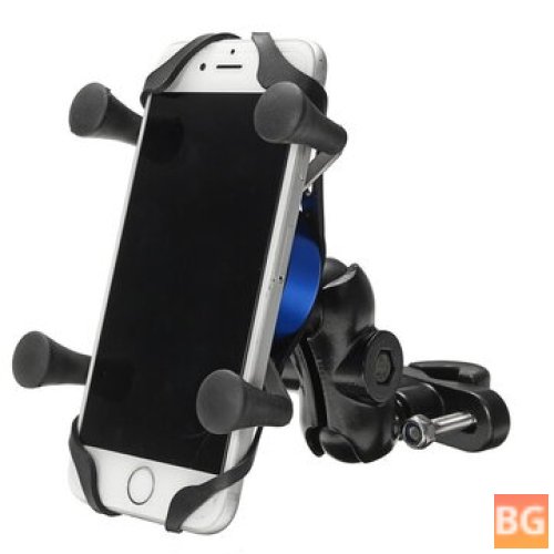 4-6 inch X-Type Phone GPS Holder Handlebar Mirror for E-Scooters Motorcycle