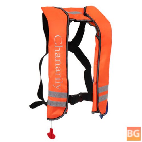 Reflective Auto-Inflate Life Jacket for Water Activities (Max Waist 52")